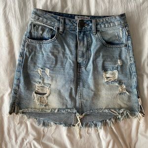 One Teaspoon Jean Skirt